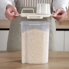 Airtight Food Storage Container with Secure-Lock Lid - BPA-Free Plastic, Clear & Stackable, Leakproof Design for Dry Foods, Flour, Rice
